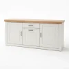 Sideboard 183 cm NB Pinie Aurelio weiß /Grandson Oak braun