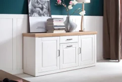 Sideboard 183 cm NB Pinie Aurelio weiß /Grandson Oak braun
