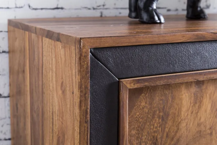 Sideboard 160 x 80 cm braun