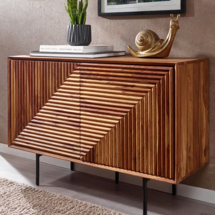 Sideboard 100 x 71 cm Sheesham massiv