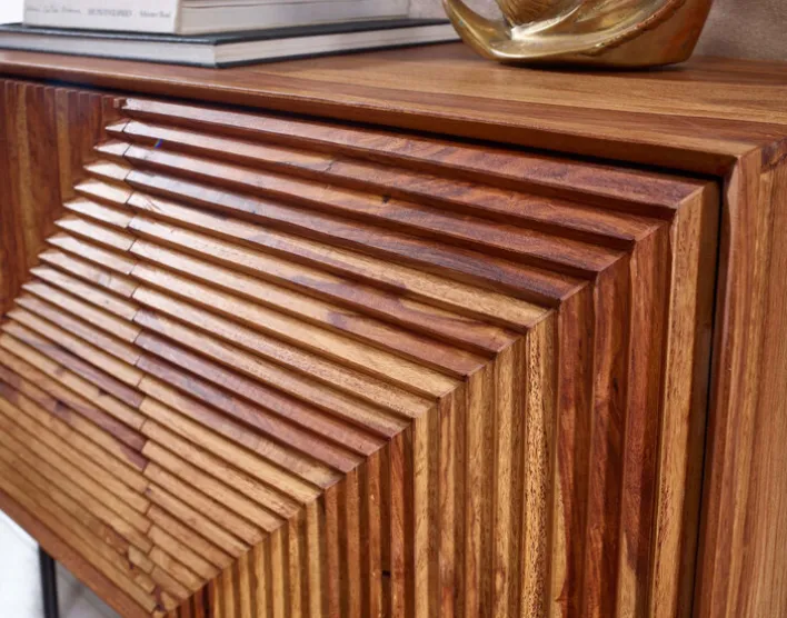Sideboard 100 x 71 cm Sheesham massiv