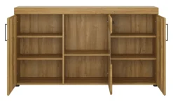 Sideboard CORTINA 156,8 x 86 cm Eiche braun