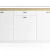 Sideboard LANCASTER 180 x 91 cm Eiche Artisan