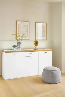 Sideboard LANCASTER 180 x 91 cm Eiche Artisan