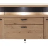 Sideboard LANTANA Balkeneiche Bianco /anthrazit