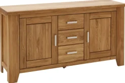 Sideboard LOFT 165 x 85 cm Eiche braun