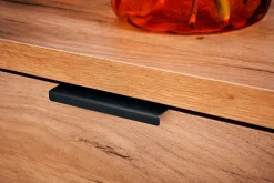 Sideboard LOOP 150 x 76 cm Kerneiche-Dekor/anthrazit