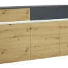 Sideboard LUCI 180,5 x 90 cm Eiche grau