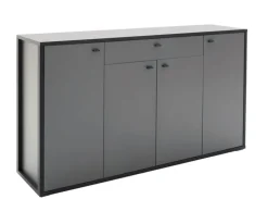 Sideboard LUXOR 165 x 92 cm Royal grau/ anthrazit