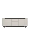 Sideboard VODOL 205x78 cm Sand/Schwarz