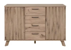 Sideboard WELLINGTON 126,5 x 85 cm Schwedeneiche