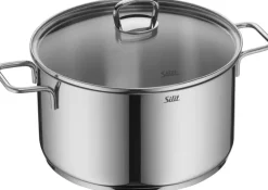 Silit Topfset ALICANTE 4-teilig Edelstahl silberfarbig