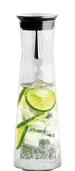 SIMAX exclusive Karaffe SPOUT 1100 ml klarglas/ schwarz