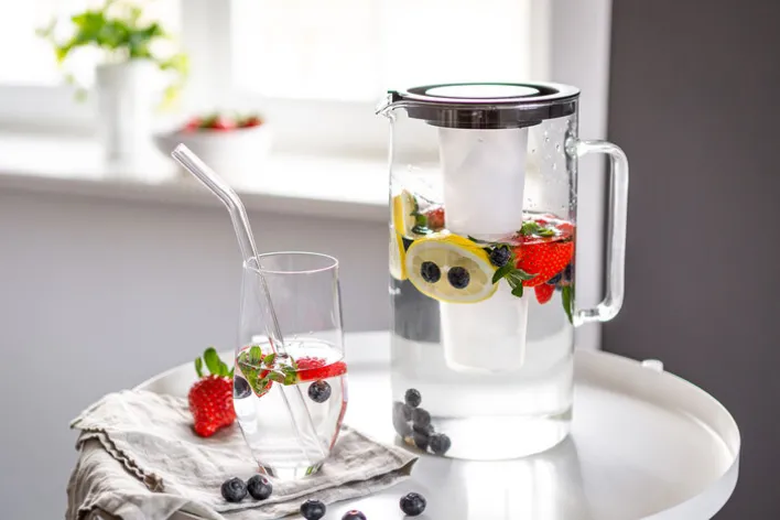 SIMAX Krug 2500 ml transparent/ schwarz