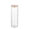SIMAX Vorratsglas mit Holzdeckel 2000 ml Sicherheitsglas transparent