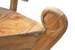 Sitzbank 145 x 99 x 65 cm Teak natur