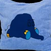 Smithy Kissenhülle ELEFANT 40 x 40 cm blau