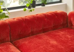 Sofa 2-Sitzer CLUB HOUSE 2-Sitzer aperolrot