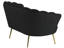 Sofa 2-Sitzer schwarz