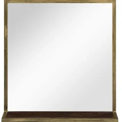 Spiegel GOLDEN BATH 62 x 66 cm Braun