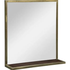 Spiegel GOLDEN BATH 62 x 66 cm Braun