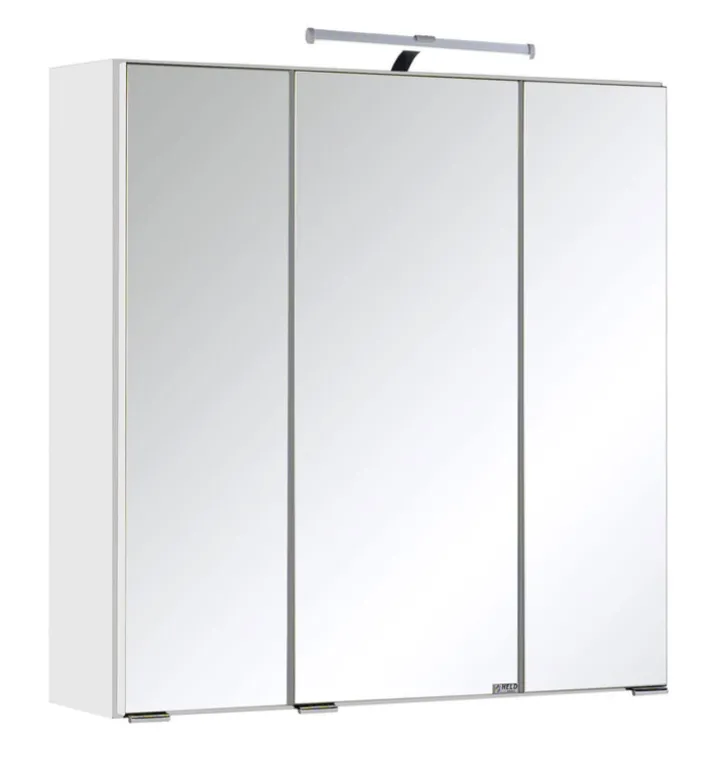 Spiegelschrank CARDIFF 60 x 64 cm Weiß