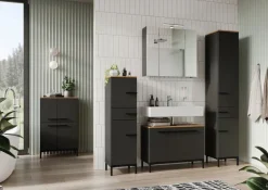 Spiegelschrank CORUS 76 x 71 cm Graphit