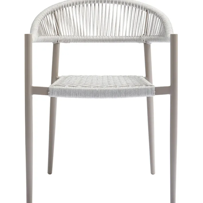 Stapelstuhl Garten YELLOW light grey