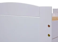 Stauraum-/Funktionsbett JULIUS 90 x 190 cm weiß