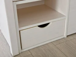 Stauraum-/Funktionsbett LAURO 140 x 190 cm weiß