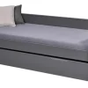 Stauraum-/Funktionsbett NIELES 90 x 200 cm grau