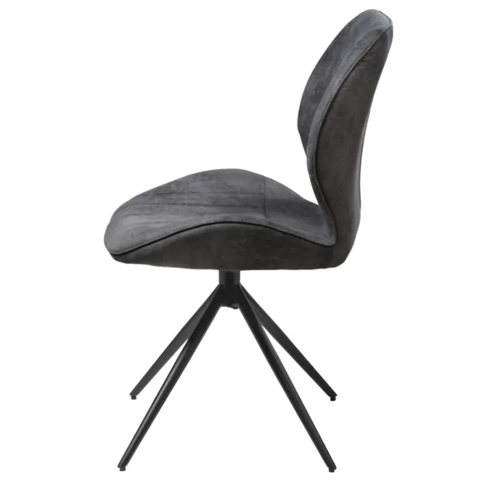 Stuhl VERMONT grau/schwarz