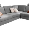 SYSTEMPOLSTER Ecksofa BILZEN-H SF-R alu