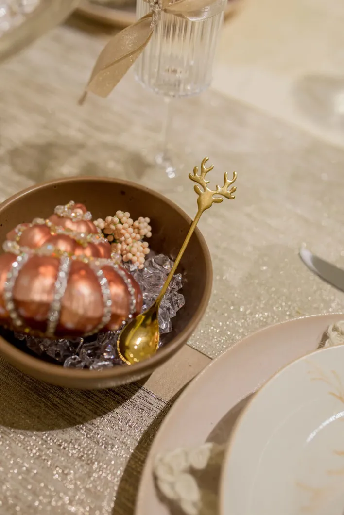 Teelöffel HIRSCH goldfarbig