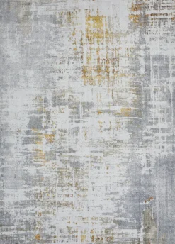 Teppich ALMONTE 120 x 170 cm creme/senfgelb