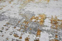 Teppich ALMONTE 120 x 170 cm creme/senfgelb