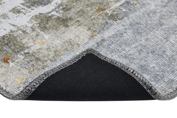 Teppich ALMONTE 120 x 170 cm creme/senfgelb