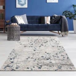 Teppich ANTEA 133 x 190 cm blau