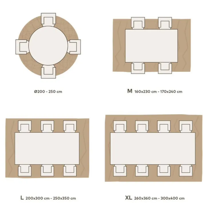Teppich MARSEILLE 200 x 290 cm blau