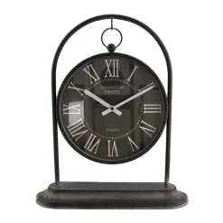 Tischuhr 41 cm schwarz
