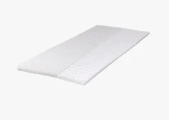 Topper 90 x 200 cm weiß