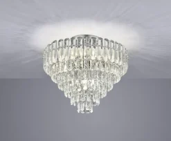 TRIO Deckenlampe TRS MALIZIA 58x49cm chromfarbig
