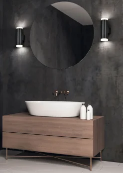 TRIO LED Badlampe RAY 16 cm schwarz