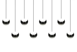 TRIO LED Balkenpendel TRS ORBIT 150cm nickelfarbig