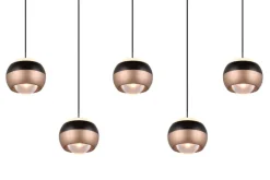 TRIO LED Balkenpendel TRS ORBIT 100 cm schwarz /coffee