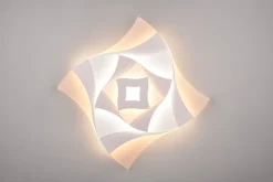 TRIO LED Deckenlampe AKITA 48 x 48 cm weiß