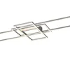 TRIO LED Deckenlampe IRVINE 42 x 105 cm nickelfarbig