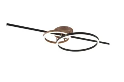 TRIO LED Deckenlampe MONTILLA 100 cm coffee