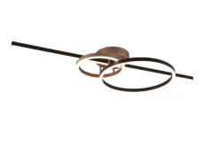 TRIO LED Deckenlampe MONTILLA 100 cm coffee