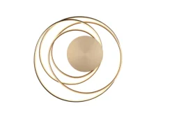 TRIO LED Deckenlampe TRS NALA goldfarbig